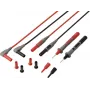 VOLTCRAFT MSL-850 Premium Silicone Test Lead Gold Kontakte 1.2 m 1 Pair (VC-17312690)
