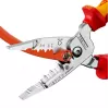 Cable stripper Knipex 13 76 200 ME 6 mm stripping capacity Red Stainless steel Yellow