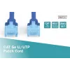 Patch cord U/UTP Cat.5e PVC 2m blue
