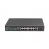 Unmanaged switch LANBERG RSFE-16P-2C-250 — 18-port Gigabit, 16x PoE+ (30W), 2x SFP, 250W, 1U, metal, rack-mount