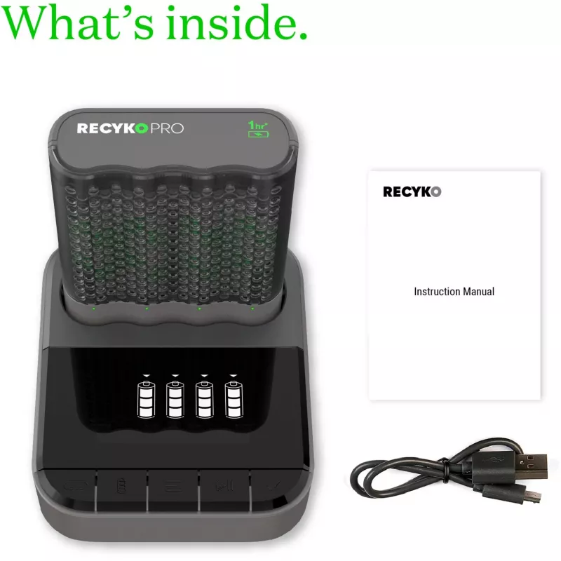 GP ReCyko Pro P461 AA/AAA Battery Charger with D461 Docking Station