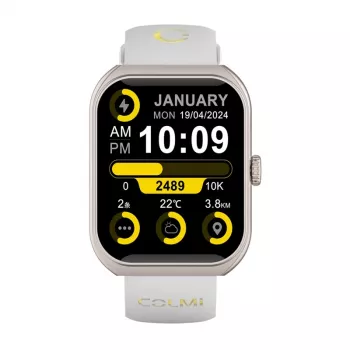 Smartwatch Colmi P86 Gold with Bluetooth and Heart Rate Monitor