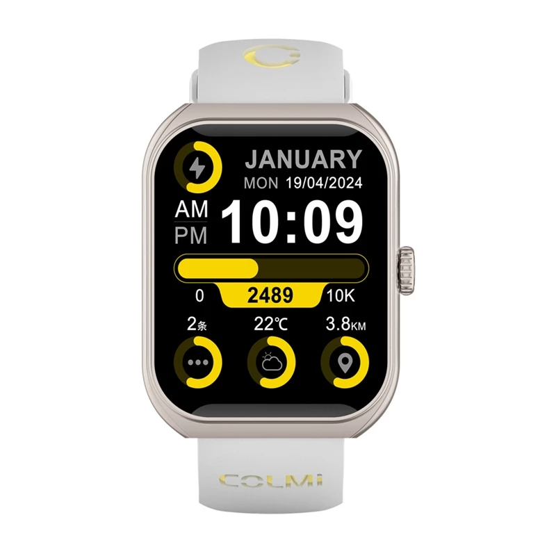 Smartwatch Colmi P86 Gold with Bluetooth and Heart Rate Monitor