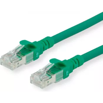 Roline - Patch-Cable - RJ-45 (M) to RJ-45 (M) - 3 m - SFTP, PiMF - CAT 6 - Halogen-Free, Moulded, Stranded - Green