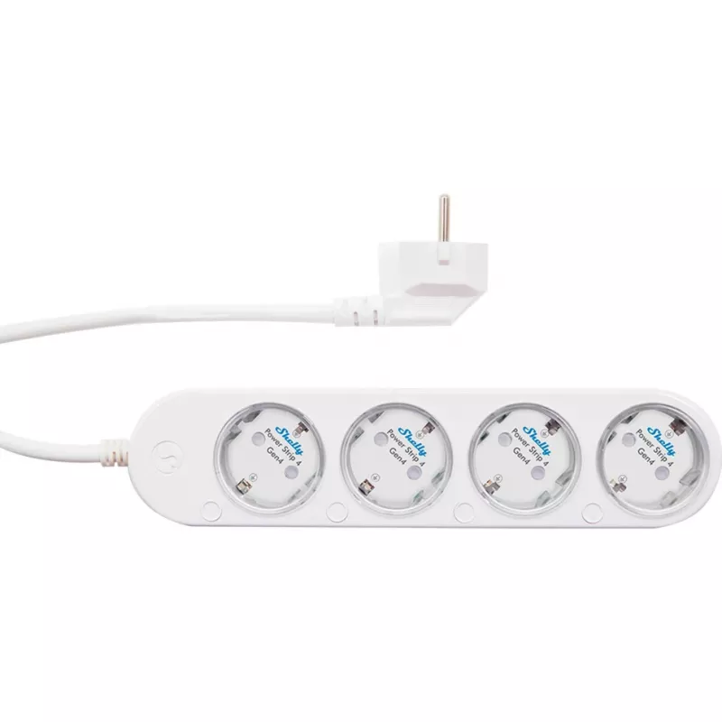 Smart 12A Shelly Power Strip 4 Gen4 Zigbee/Matter power strip