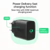 Power adapter Green Cell PowerSource Solo30 30W Black — USB-C single‑port charger