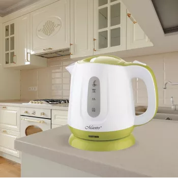 Feel-Maestro MR013 green electric kettle 1 L 1100 W Green, White