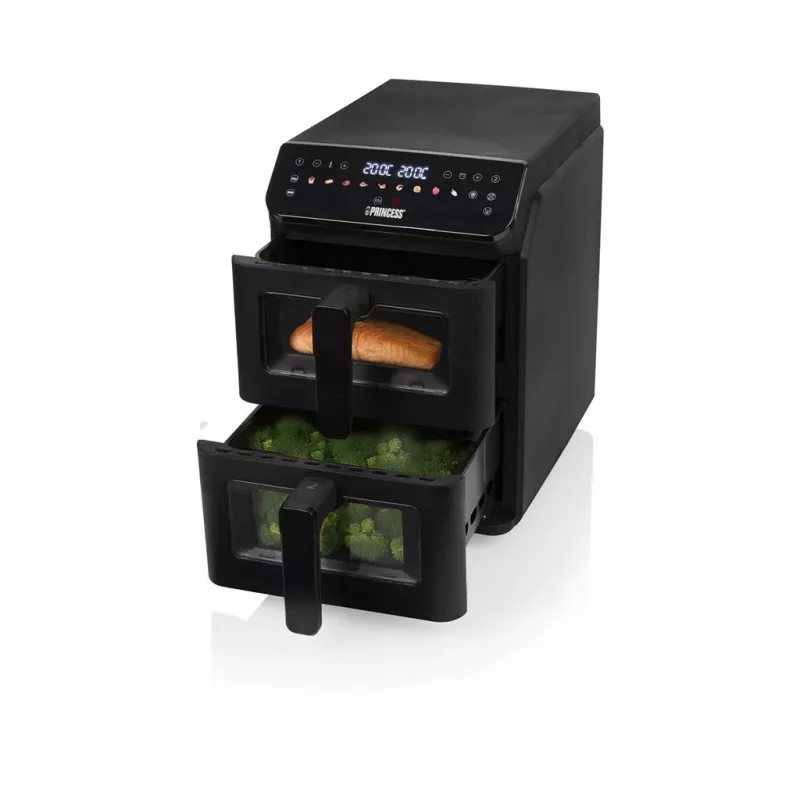 Princess Double Stack Airfryer | 182490 | Power 3000 W | Capacity 11.2 L | Black