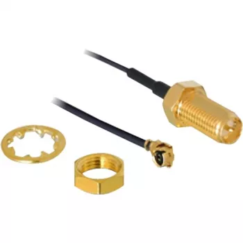Antenna DeLOCK RP-SMA WL I-PEX M / RP-SMA F Black