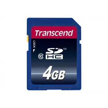 Flash Memory Transcend 4GB SDHC Class 10 TS4GSDHC10