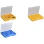 Storage box allit EuroPlus Basic 37/15 yellow transparent – small parts organiser, 37 compartments