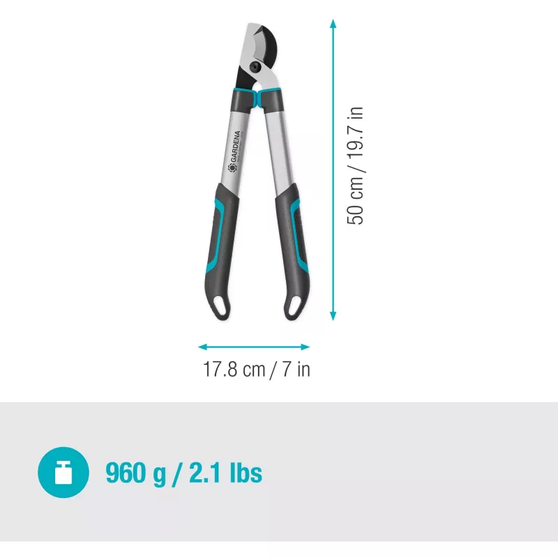 Gardena loppers EasyCut S Grey/turquoise 50cm (12030-88)