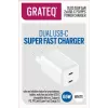 Charger GRATEQ OLOS PD/PPS 2xUSB-C 65W Fast Power Charger 35W