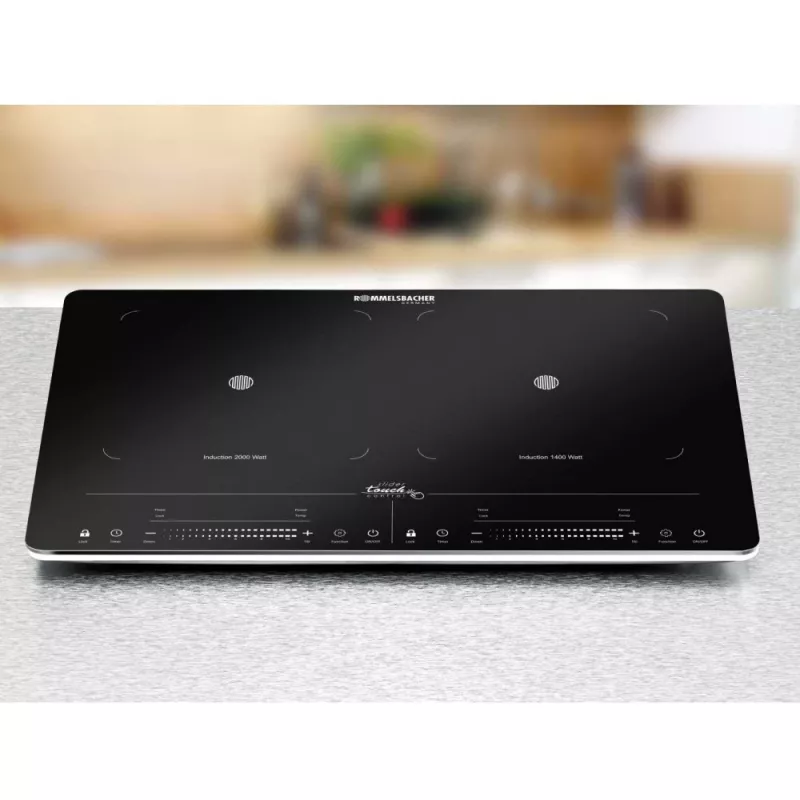 Rommelsbacher CT 8686,80cm (3420) Hob Black Worktop 56 cm Zone Induction Hob 2 Zone(n) (CT3420/in)
