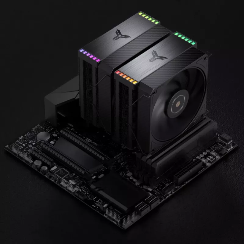 CPU Cooler Jonsbo HX6280 PWM RGB 130 mm, black