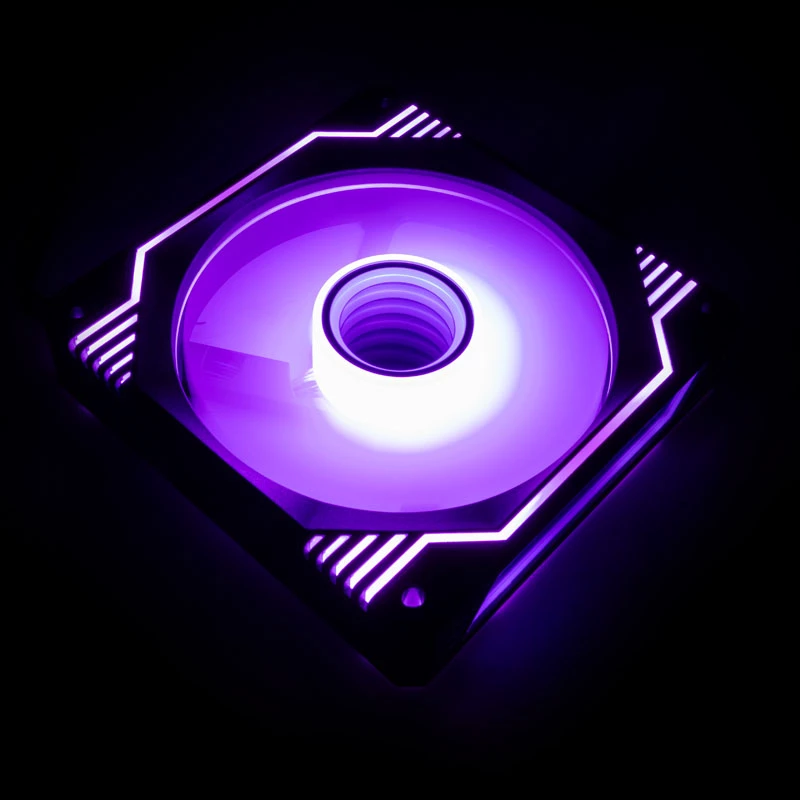 120mm Kolink Umbra X ARGB PWM fan — 1,600 RPM, 24 dB, black