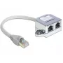 Networking cable DeLOCK 65441 RJ-45 0.15 m Grey