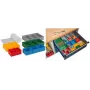 Storage insert boxes allit EuroPlus Insert 63/22 high-impact polystyrene set