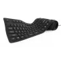 Silicone keyboard USB+PS/2 black