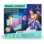 Portable Mini Karaoke Station Canal Toys INF044 with Bluetooth Connectivity, Battery-Powered Portable Speaker Microphone
