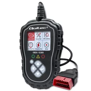 OBDII diagnostic tester QOLTEC ProLine 50685 — vehicle OBD-II scanner for 8V/25V systems