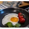Frying pan KOHERSEN NX CERAMIC 24 cm, stainless steel body, NX CERAMIC non-stick coating, induction compatible, with lid
