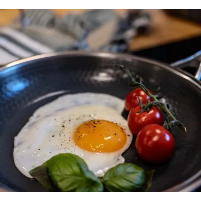 Frying pan KOHERSEN NX CERAMIC 24 cm, stainless steel body, NX CERAMIC non-stick coating, induction compatible, with lid