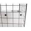 Cage C&C modular cage 5x2 silver 180x75x37 cm for pig rabbit hedgehog, c&c