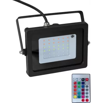 LED floodlight EUROLITE FL-30 SMD RGB 30W IP65 – outdoor RGB spotlight 30 W