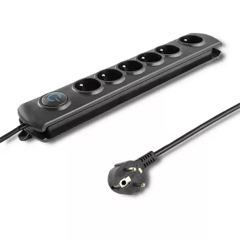 Surge Protector Qoltec 50172 Black 6 AC Outlets 230V 5m
