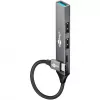 Goobay Slim 4-Port USB-Hub, USB-C™ auf USB-C™/USB-A, USB 3.2 (74459)