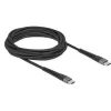 USB Cable DeLOCK 81126 USB 2.0 3m USB C Black