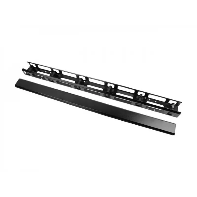 Vertical cable organizer LANBERG AK-1212-B 22U Black, set of 2