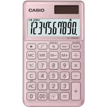 calculator Casio SL-1000SC-PK Pocket Basic Pink