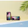 Protective phone case iKins for Samsung Galaxy Note 20 Ultra — water flower design, black