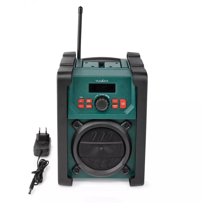 Radio Nedis RDDB3100GN 15W Bluetooth IP65 Black/Green