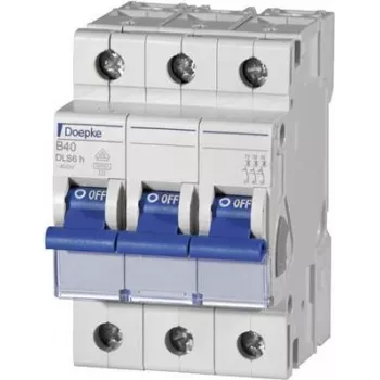 DOEPKE Circuit Breaker B10A DLS-6H-B10-3-6-KA 6kA 3-pin 400V B Curve DLS-6H-B10-3-6-KA (09914111)