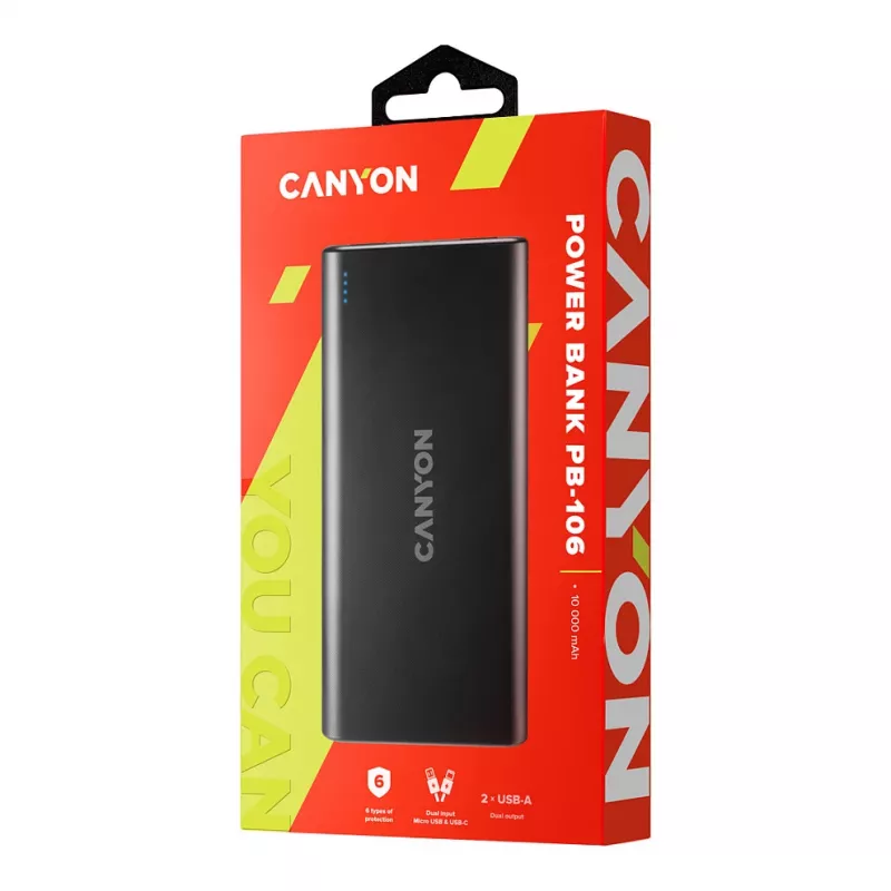 Portable Charger Canyon PB-106 10000 mAh