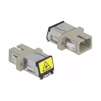 Optical Fiber Coupler DeLOCK 86889 SC Simplex female to SC Simplex female Multi-mode beige