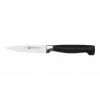 Knife/cutlery block set ZWILLING 35145-000-0 — 7-piece stainless steel blades, plastic handles, includes bread, paring, chef, carving knives, scissors slot