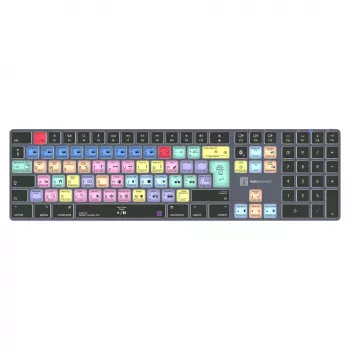 LogicKeyboard Titan DE Mac keyboard for Adobe Premiere Pro CC — German layout