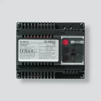 Siedle NG 402-03 - Black - Siedle - 0 - 40 °C - CE - 107 mm - 60 mm (200033590-00)
