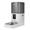GreenBlue GB393 Automatic Pet Food Dispenser, 6 L, USB 5V/1A, White