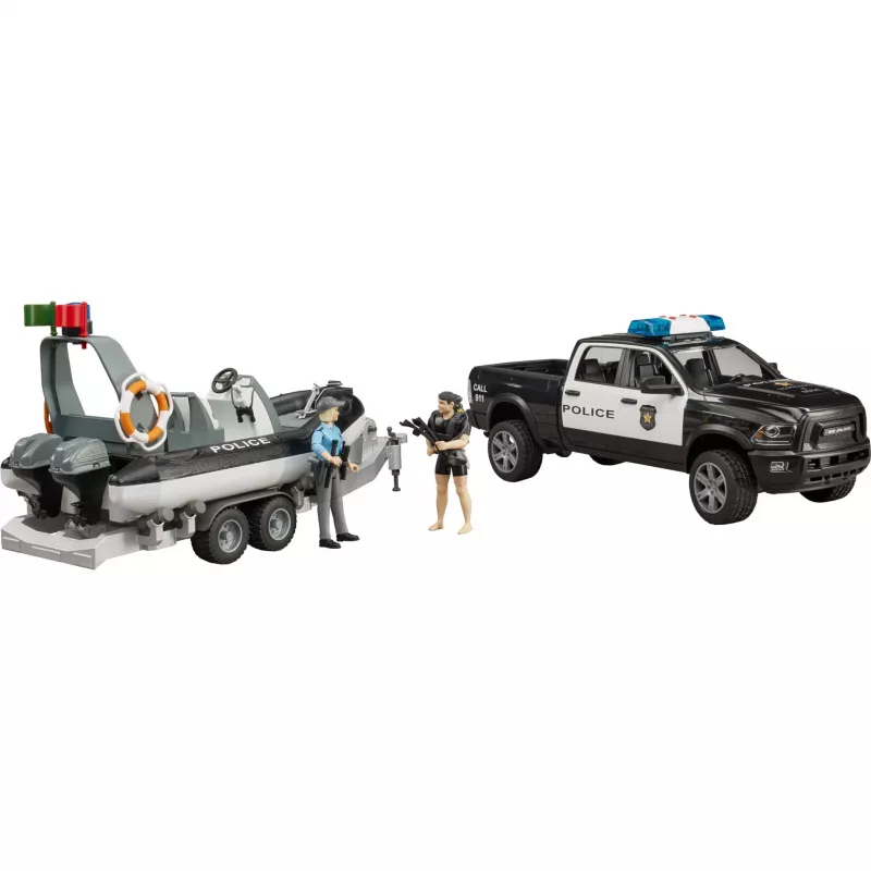 Dodge RAM 2500 Police Pickup with boat