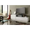 Cama TV cabinet SIGMA 3 180 white/white gloss + sonoma oak