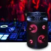 Portable Bluetooth karaoke speaker MANTA SPK0803B140 140W, battery-powered, MIC/USB/microSD, FM, equalizer, wheels