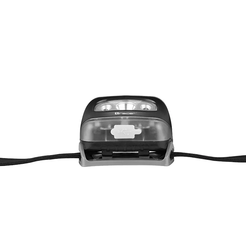 Headband flashlight Tracer TRAOSW47013 LED Black 1200 mAh USB