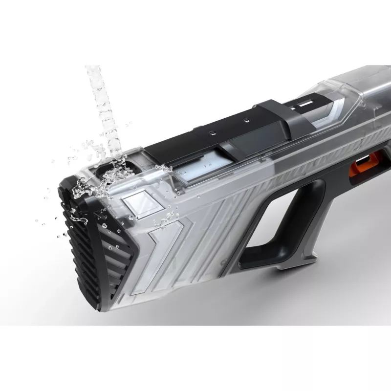 Water pistol SpyraOne SpyraGO Clear Transparent — compact rechargeable water blaster SPGO1T