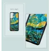 Protective case iKins for Samsung Galaxy S21+ — starry night black