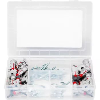 Fischer DUOBLADE 77 master box drywall anchor assortment